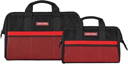 CRAFTSMAN CMST513518 - Bolsa de herramientas con cierre de 13 y 18 pulgadas, color negro