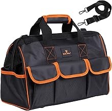 COOSEON Bolsa para Herramientas Almacenamiento Compacta para Hombre Bolsa de Herramientas con Base de Goma a Prueba de Agua Org