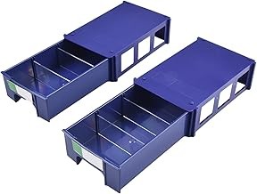 Almacenamiento de piezas de plástico para cajones, gabinete de hardware y manualidades, caja de herramientas apilable para torn