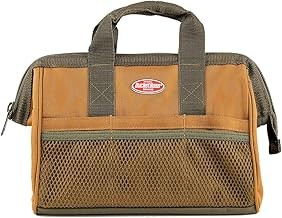 Bucket Boss Gatemouth 60013 Bolsa de herramientas en color café, 8 litros