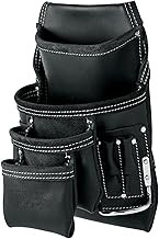 Truper Expert POHE-4CX Porta herramientas de carnaza 12 compartimentos remachado para mayor durabilidad