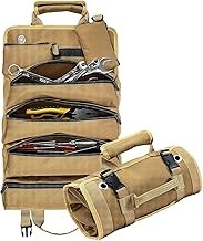 Bolsa De Herramientas, Organizador De Bolsas De Herramientas Enrollables De Alta Resistencia Con 6 Bolsas Organizador De Herram