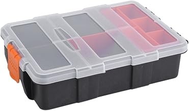 Caja de herramientas, 2 Piezas Caja de Almacenamiento de Herramientas de Plástico Caja de Herramientas de Tornillo de 2 Capas p