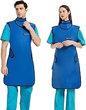 SHINRAY 0.5mmpb Xray Lead Apron for Xray with Thyroid Shield Collar,Lead Gown,Dental Xray Shield…