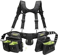 AWP Trapjaw - Plataforma de herramientas de poliéster para construcción general | TrapJaw con tirantes, negro, verde