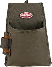 Bucket Boss Fastener Tool Pouch with FlapFit in Brown, 54160, Green
