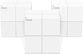 Tenda Nova WiFi Mesh System MW6 - Router WiFi de Malla AC1200, hasta 867 Mbps en 5 GHz, Cubre hasta 500㎡, Red de Malla de Doble