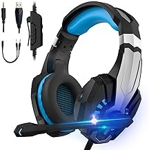 TXG Auriculares para Juegos, Auriculares para Juegos con Aislamiento de Ruido con Cable, Auriculares Gamer con Microfono, Audif