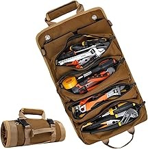 Uzelia Bolsa De Herramientas, Organizador De Bolsas De Herramientas Enrollables De Alta Resistencia Con 6 Bolsas Organizador De